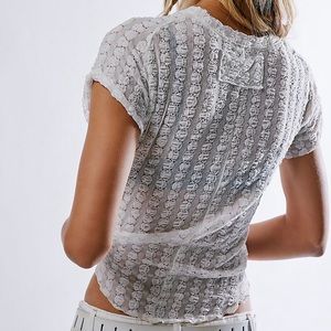 Free people Maggie Tee in White